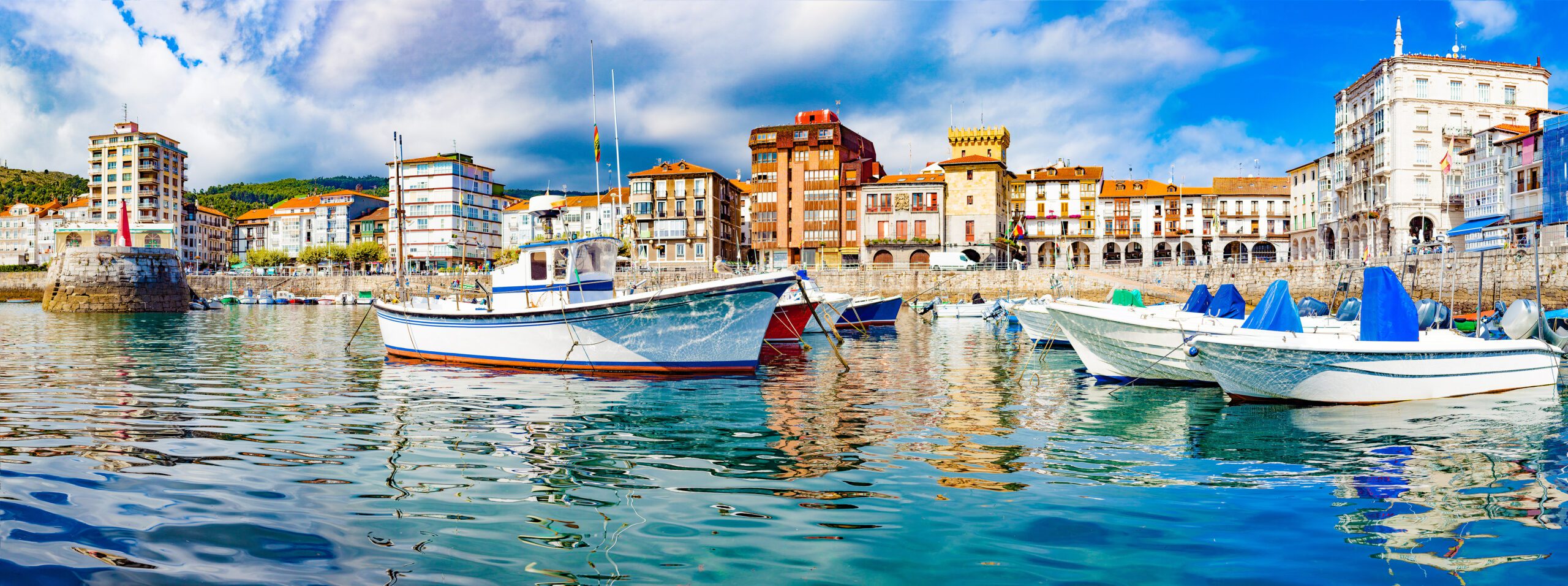 Coastal towns of Spain.Castro Urdiales.Cantabria.