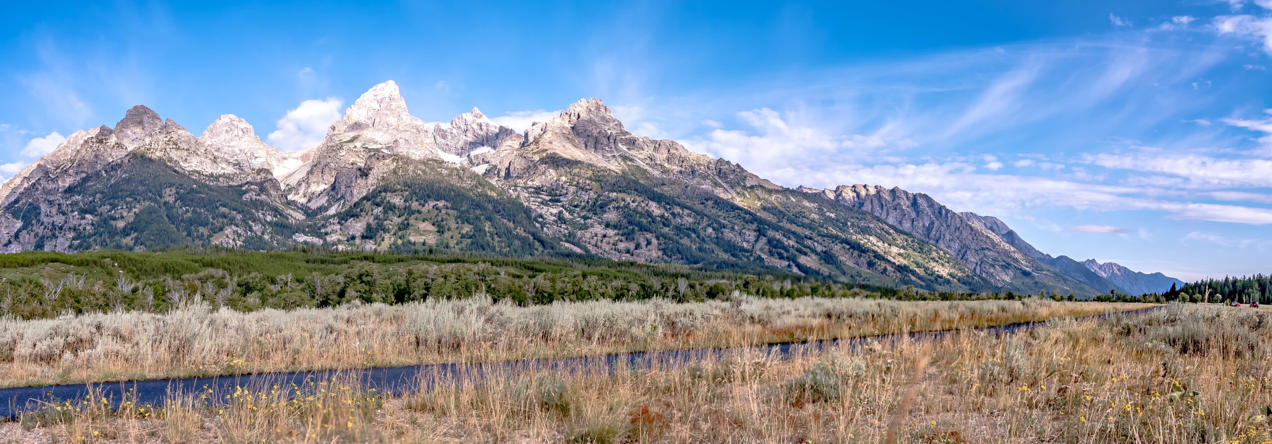 grand teton national park in wyoming early morning